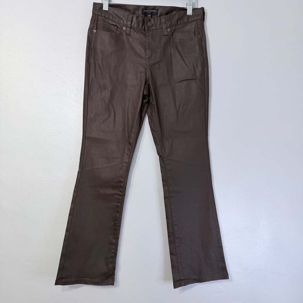 Banana Republic Brown Coated Bootcut Denim Jeans Size 28/6